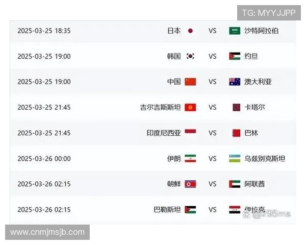 最新世界杯预选赛赛程表公布，帮助球迷掌握每场比赛的具体时间与直播信息